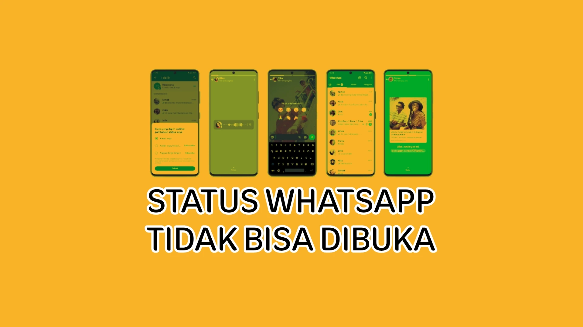 8 Langkah Cara Mengatasi Status WhatsApp yang Tidak Bisa Dibuka