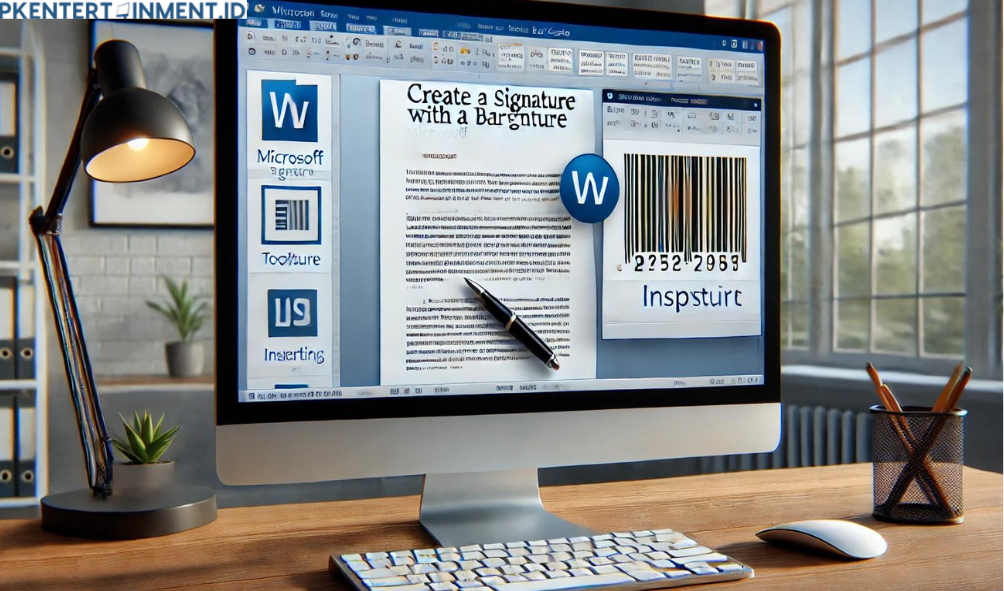 Cara Membuat Tanda Tangan Barcode di Word