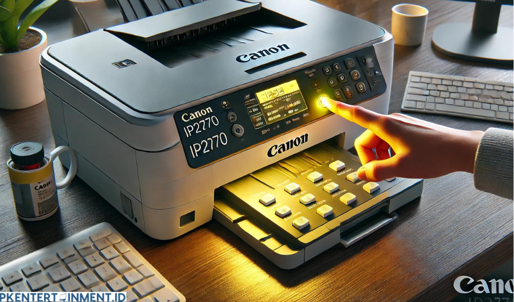 Cara Mengatasi Printer Canon IP2770 Lampu Kuning Berkedip