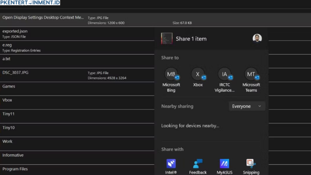 Cara Menggunakan Fitur Nearby Sharing di Windows 10